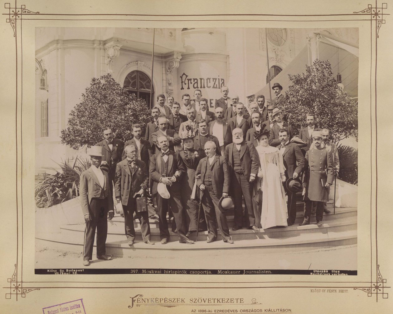 Exposición del Milenio, periodistas - Budapest XIV Fortepan 82827 de György Klösz