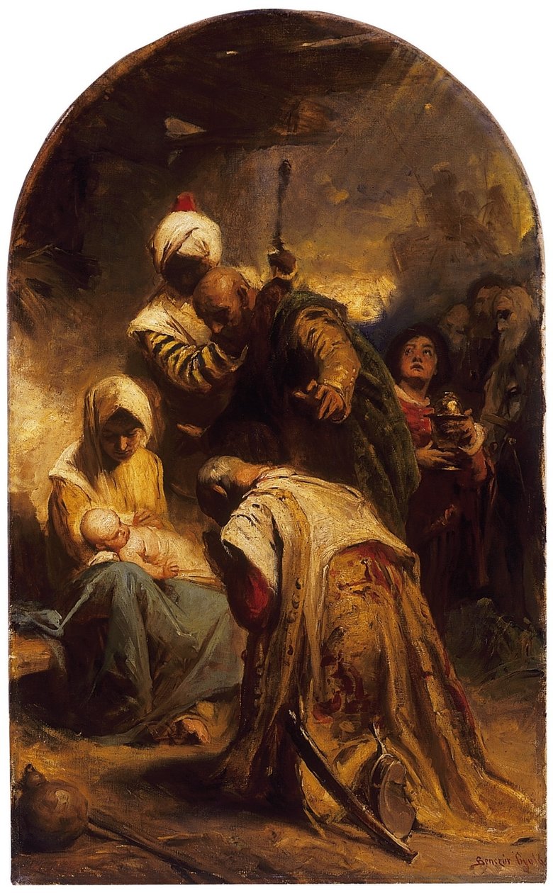 Adoración de los tres Reyes de Gyula Benczúr