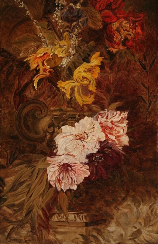 Naturaleza muerta de Gyula Benczúr