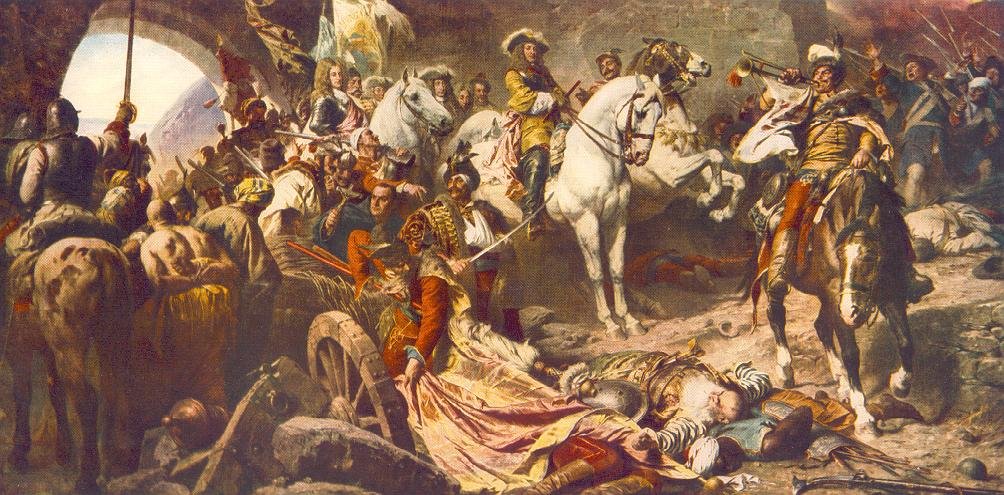 La reconquista del Castillo de Buda en 1686 de Gyula Benczúr