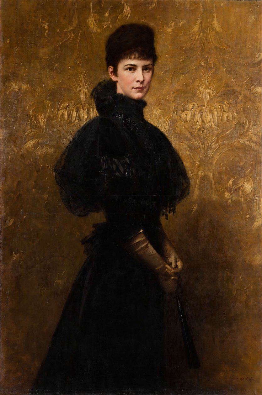 Retrato de la reina Isabel Retrato de la emperatriz Isabel de Gyula Benczúr