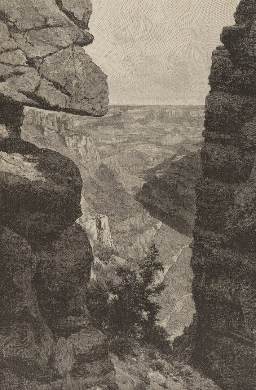 Gran Cañón del Colorado, vista desde el sendero Hance de H. Bolton Jones