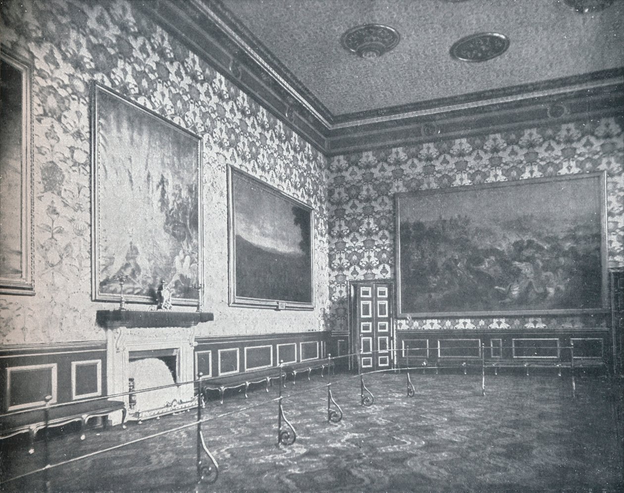 La sala de banquetes en el Palacio de St. James, c1899, 1901 de HN King