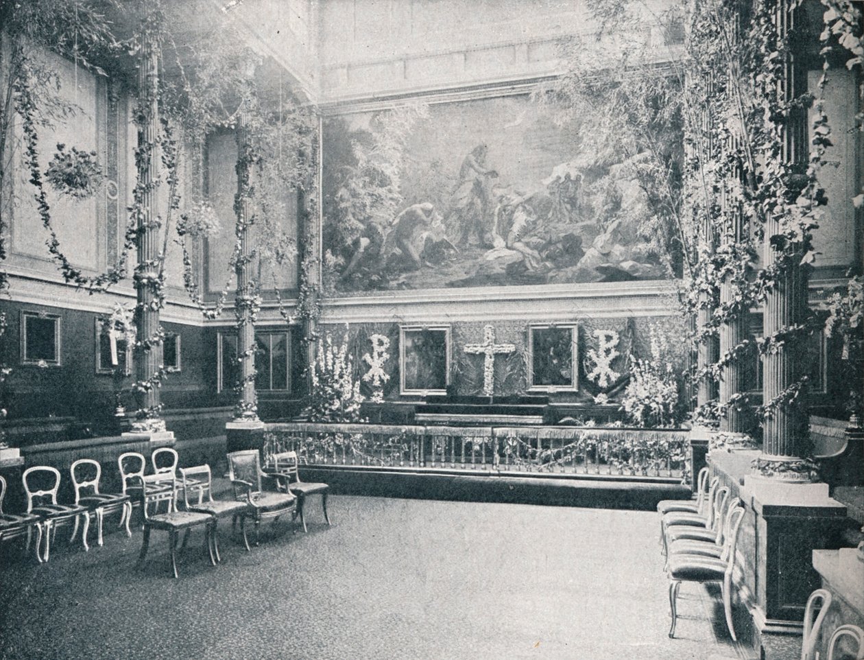 La Capilla Privada del Palacio de Buckingham, c. 1910-1911 de HN King