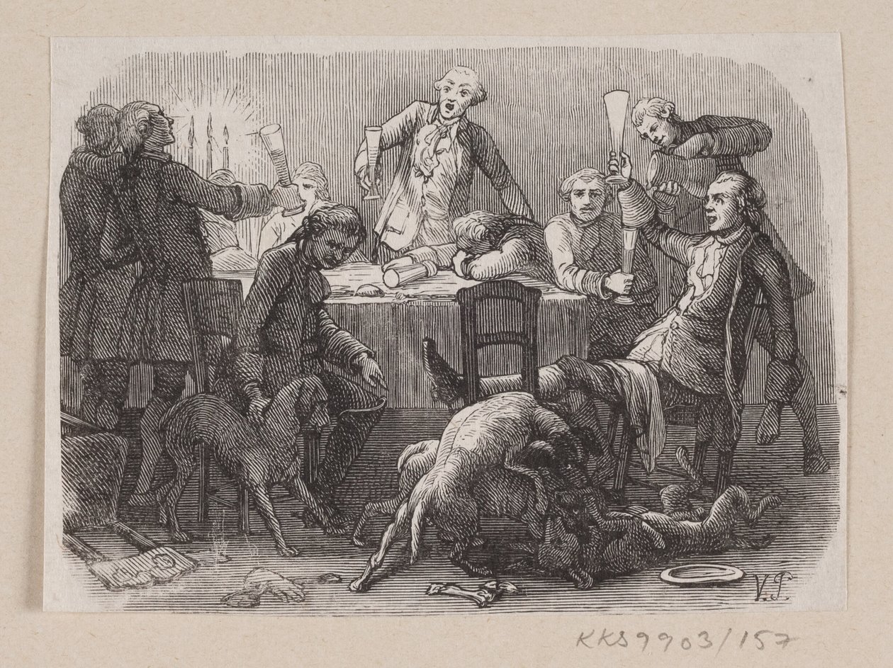 Ilustración para "Todo en su lugar" en H.C. Andersen, "Cuentos y Historias", Volumen 2 de H.P. Hansen