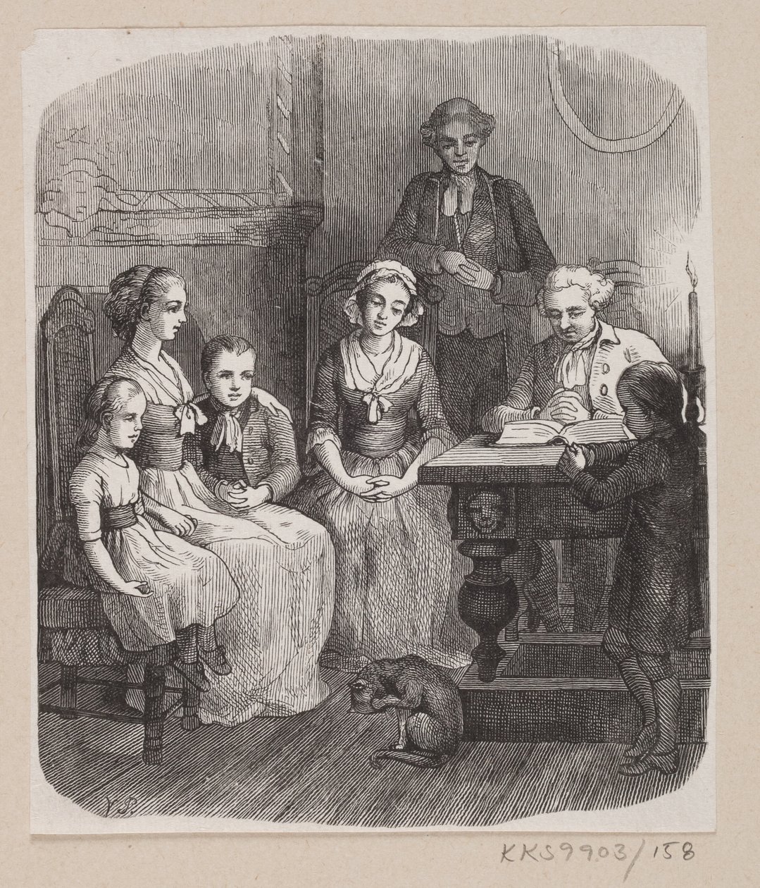 Ilustración para "Todo en su lugar" en H.C. Andersen, "Cuentos y Historias", Volumen 2 de H.P. Hansen