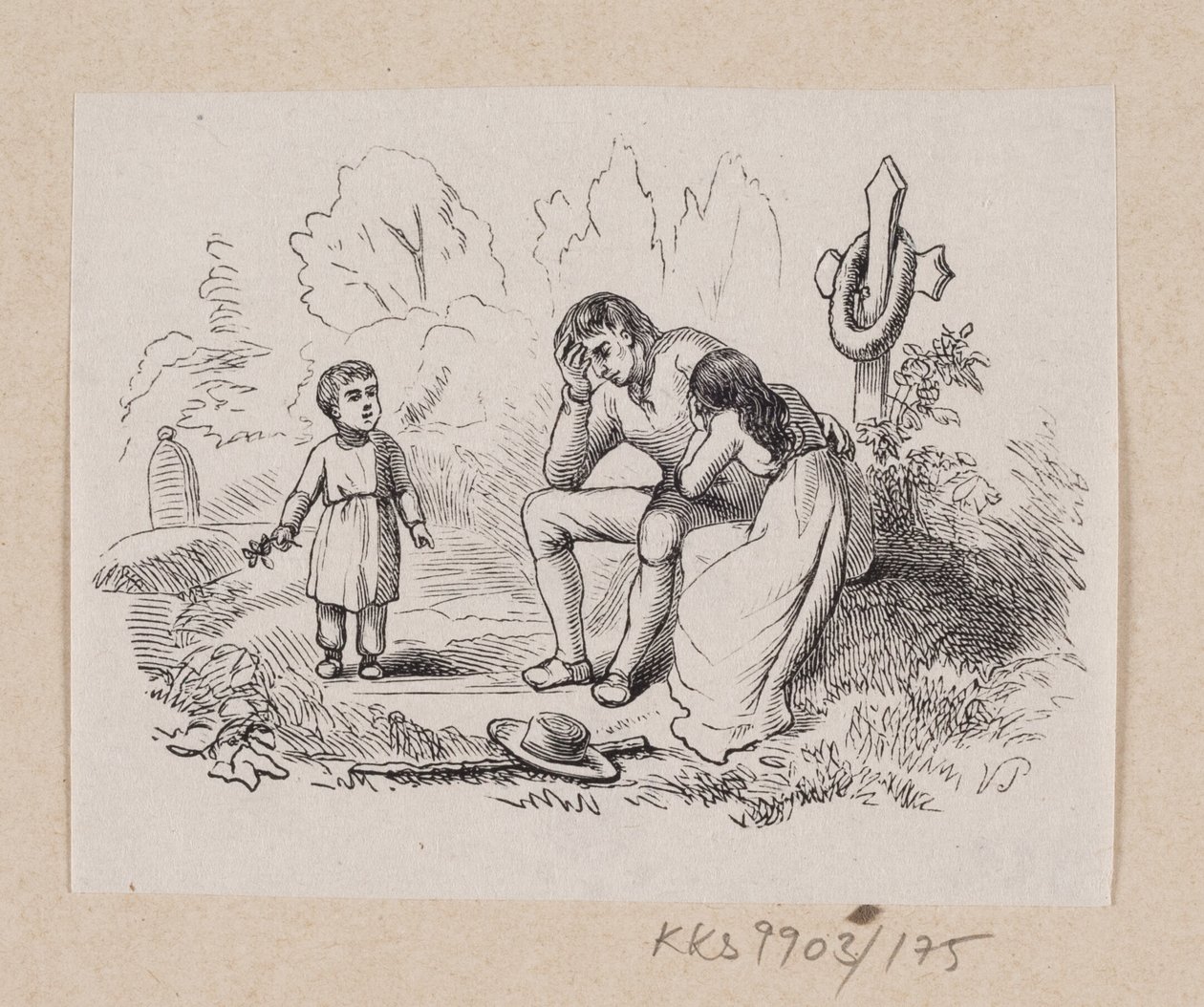 Ilustración para "La última perla" en H.C. Andersen, "Cuentos y Historias", Volumen 2 de H.P. Hansen
