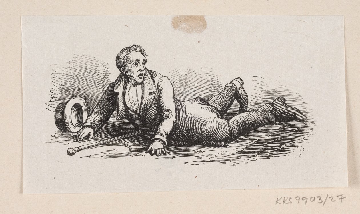 Ilustración para "Las Galoshes de la Fortuna" en H.C. Andersen, "Cuentos y Historias", Volumen 1 de H.P. Hansen
