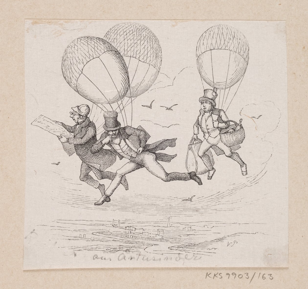 Ilustración para "Om Aartusinder" en H.C. Andersen, "Cuentos y Historias", Volumen 2 de H.P. Hansen