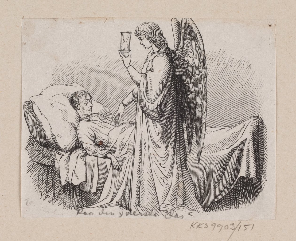 Ilustración para "Paa den yderste Dag" en H.C. Andersen, "Cuentos y historias", Volumen 2 de H.P. Hansen