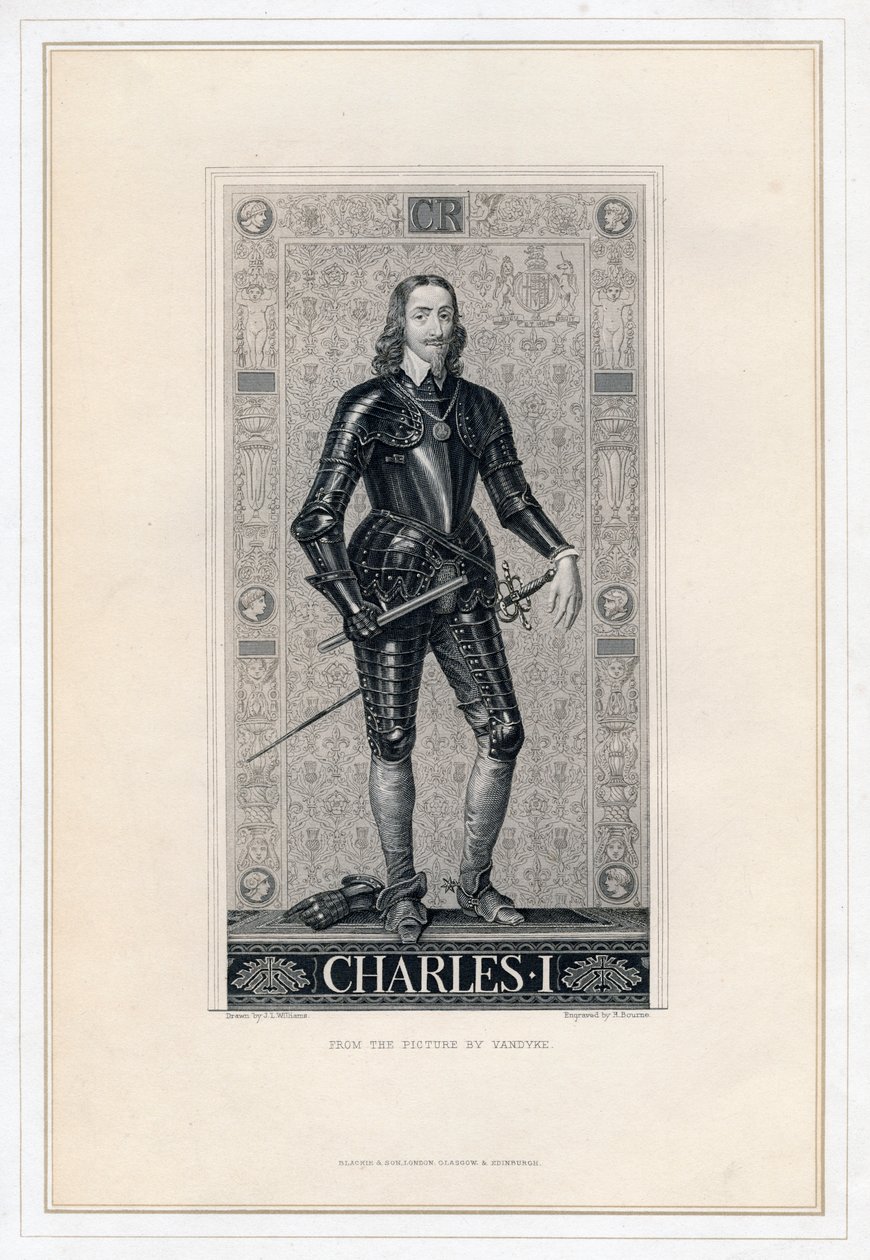 Carlos I de Inglaterra, siglo XIX de H. Bourne