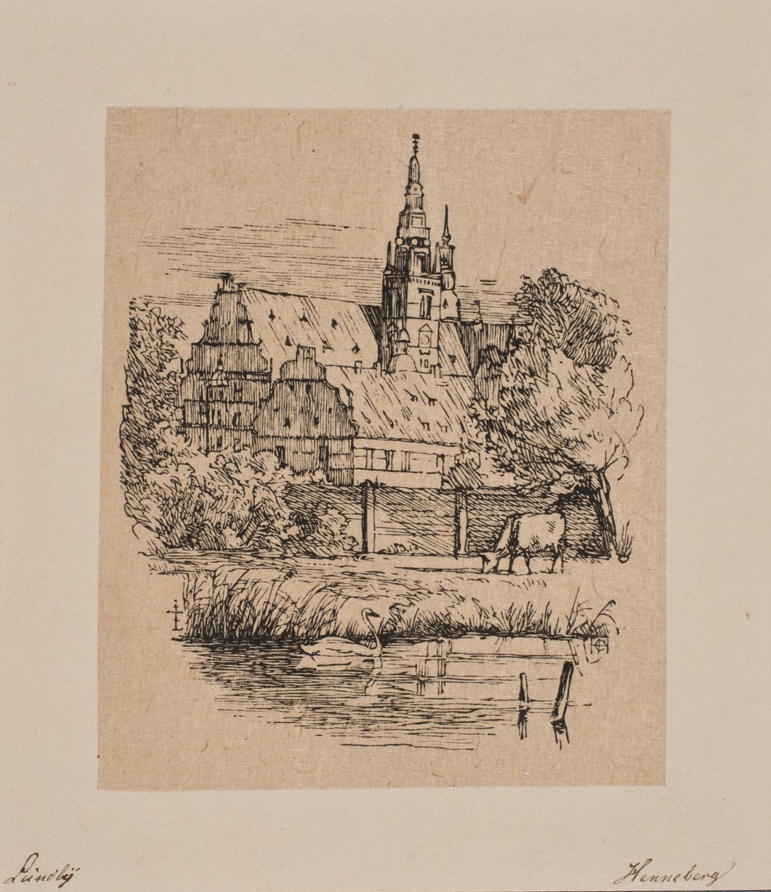 Castillo de Frederiksborg de H. C. Henneberg