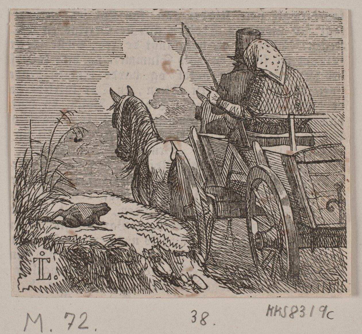 Ilustración de "Gjordemoderen og Trolden" de H. C. Henneberg