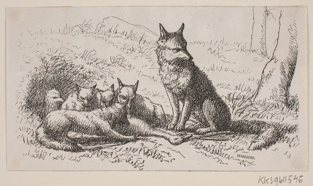 Ilustración para: "Hr. Mikkel" de H. C. Henneberg