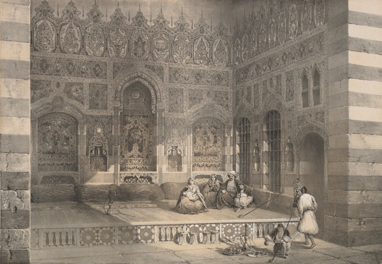 Un Iwán, en Damasco de H. Clerget
