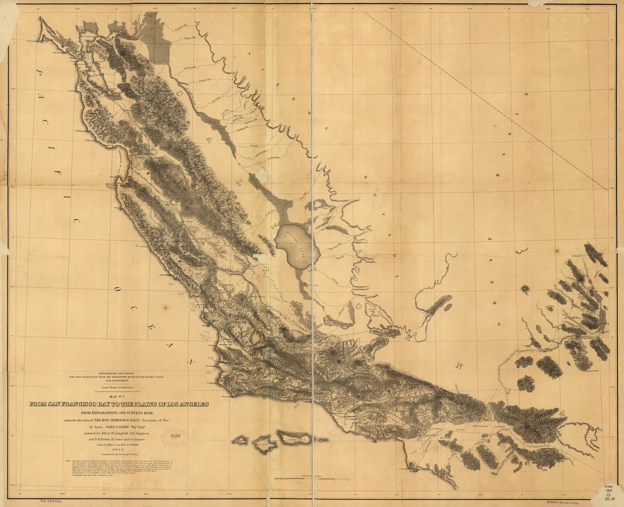 Desde la bahía de San Francisco hasta las llanuras de Los Ángeles : a partir de exploraciones y estudios de H.; Davis Custer