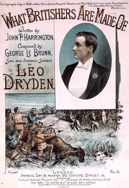 Portada de la partitura musical de 