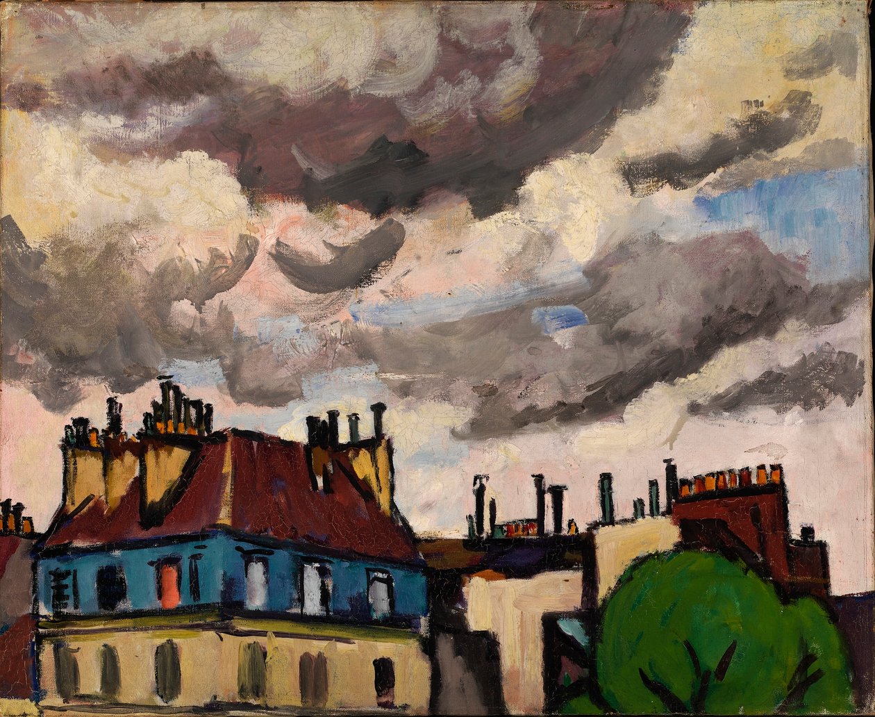 Azoteas y nubes, París de H. Lyman Sayen