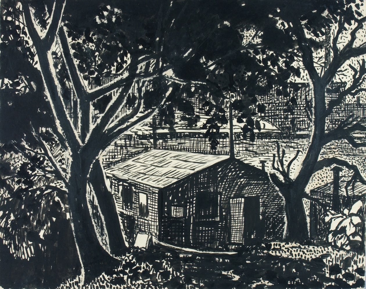 Sin título (Casa en el bosque) de H. Lyman Sayen
