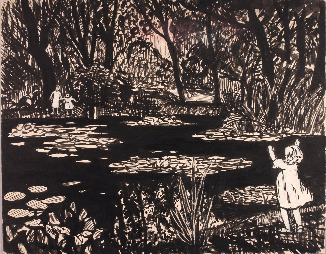 Sin título (Estanque de lirios) de H. Lyman Sayen