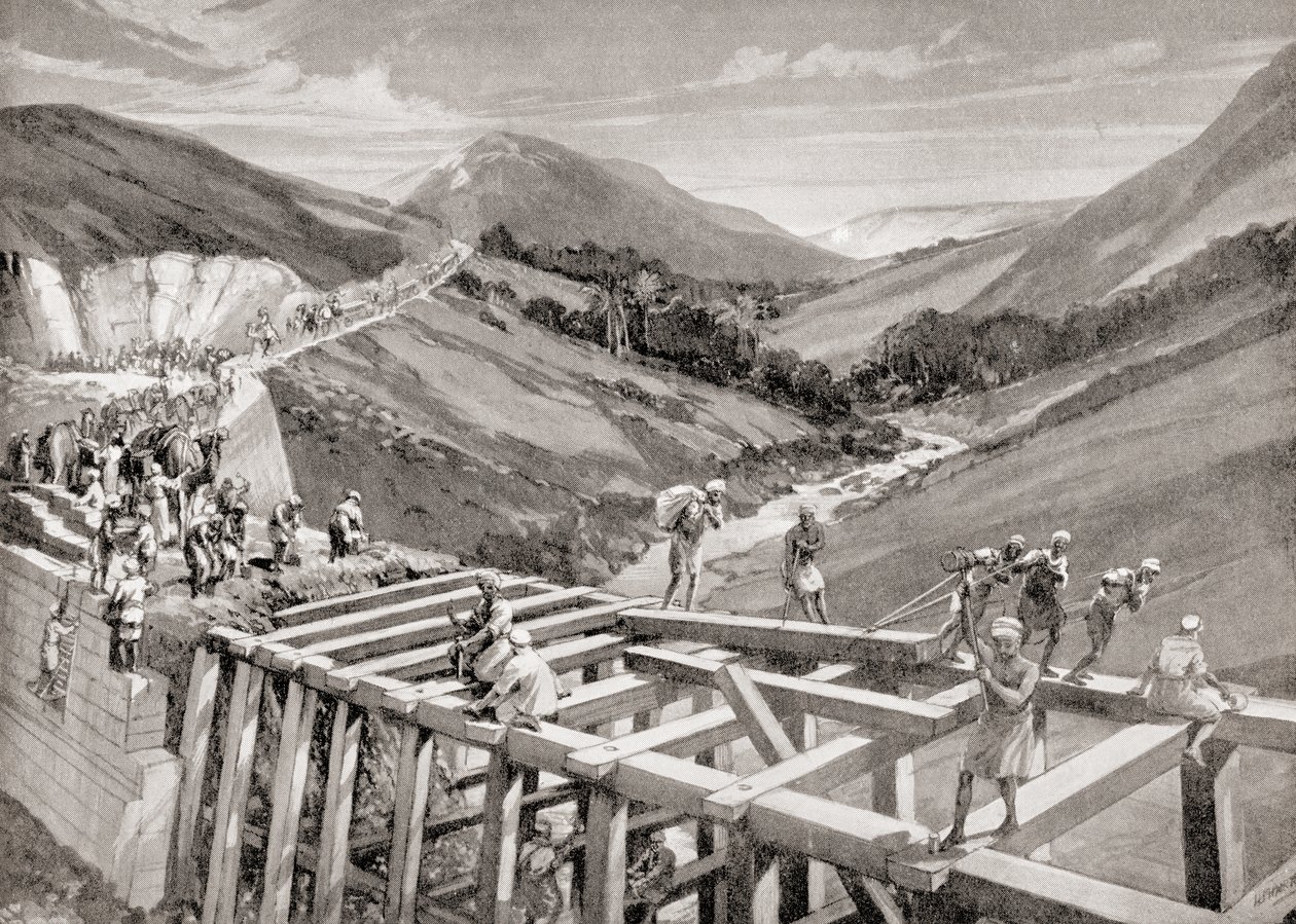 La Presa de Marib, Reino de Saba de H. M. (after) Burton