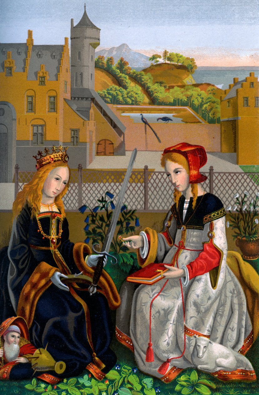 Santa Catalina de Alejandría, siglo XV de H Moulin