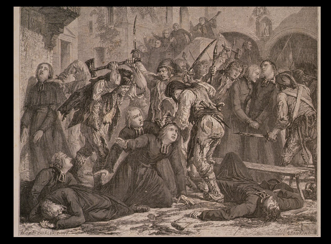 La masacre de los sacerdotes en septiembre de 1792 de H. de la Charlerie