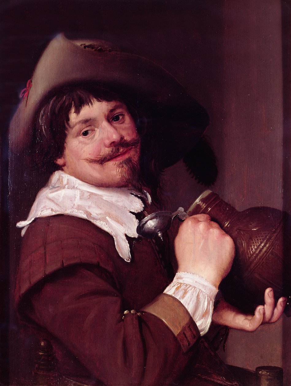 Hombre con una jarra, c.1635 de Haarlem School