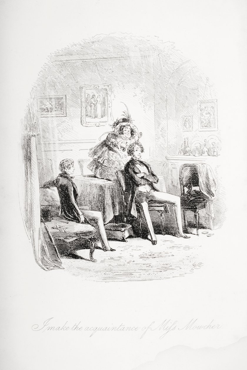 Conozco a la Srta. Mowcher, ilustración de 