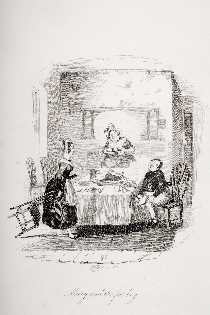 Mary y el niño gordo, ilustración de 