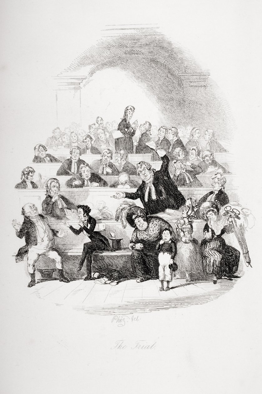 El juicio, ilustración de 