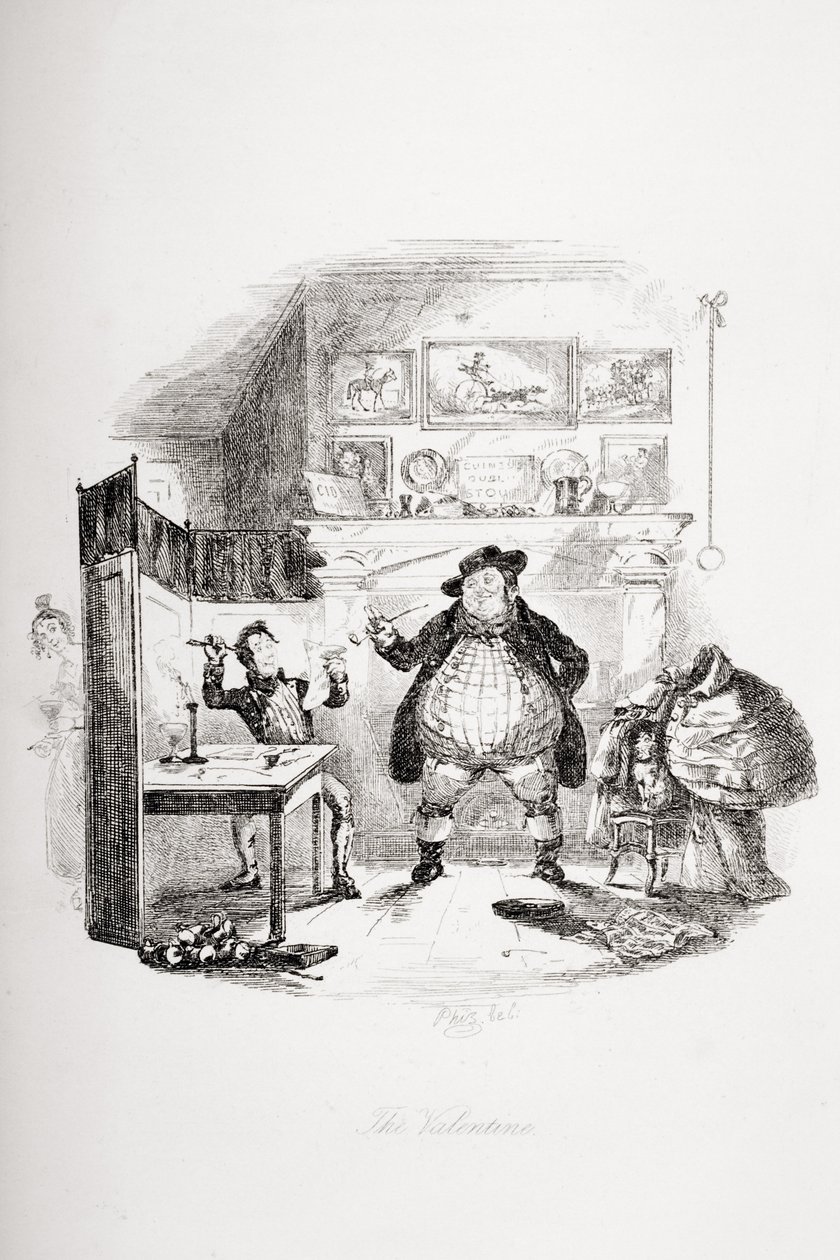 El día de San Valentín, ilustración de 