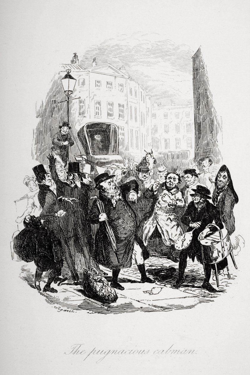 El cochero pendenciero, ilustración de 