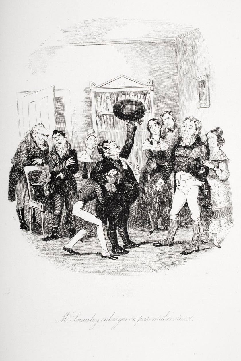 Ilustración para Nicholas Nickleby de Charles Dickens de Hablot Knight (1815 92) Browne