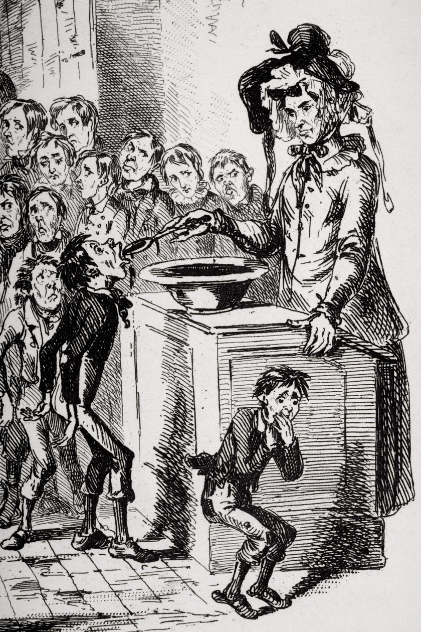 Ilustración para Nicholas Nickleby de Charles Dickens de Hablot Knight (1815 92) Browne