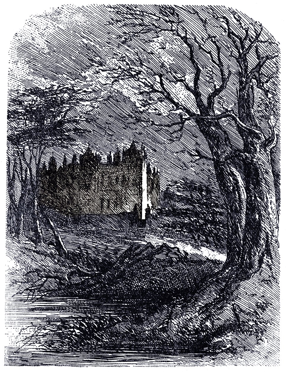 Casa desolada de Hablot Knight Browne
