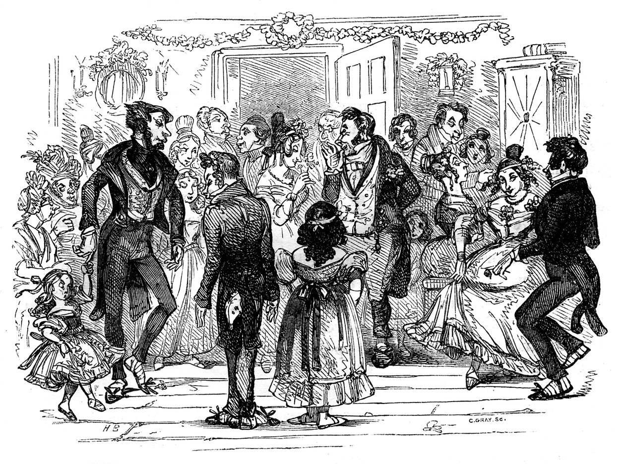 La tienda de antigüedades de Charles Dickens de Hablot Knight Browne