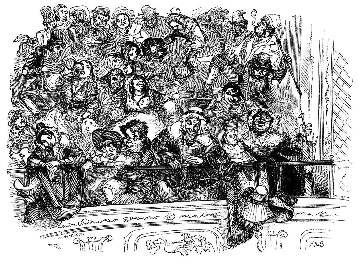 La tienda de antigüedades de Charles Dickens de Hablot Knight Browne