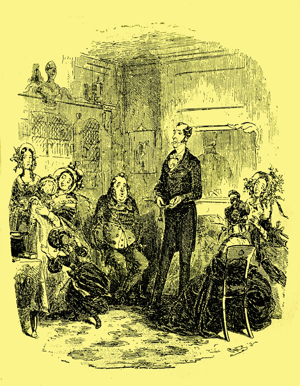 Dombey e hijo de Charles Dickens de Hablot Knight Browne