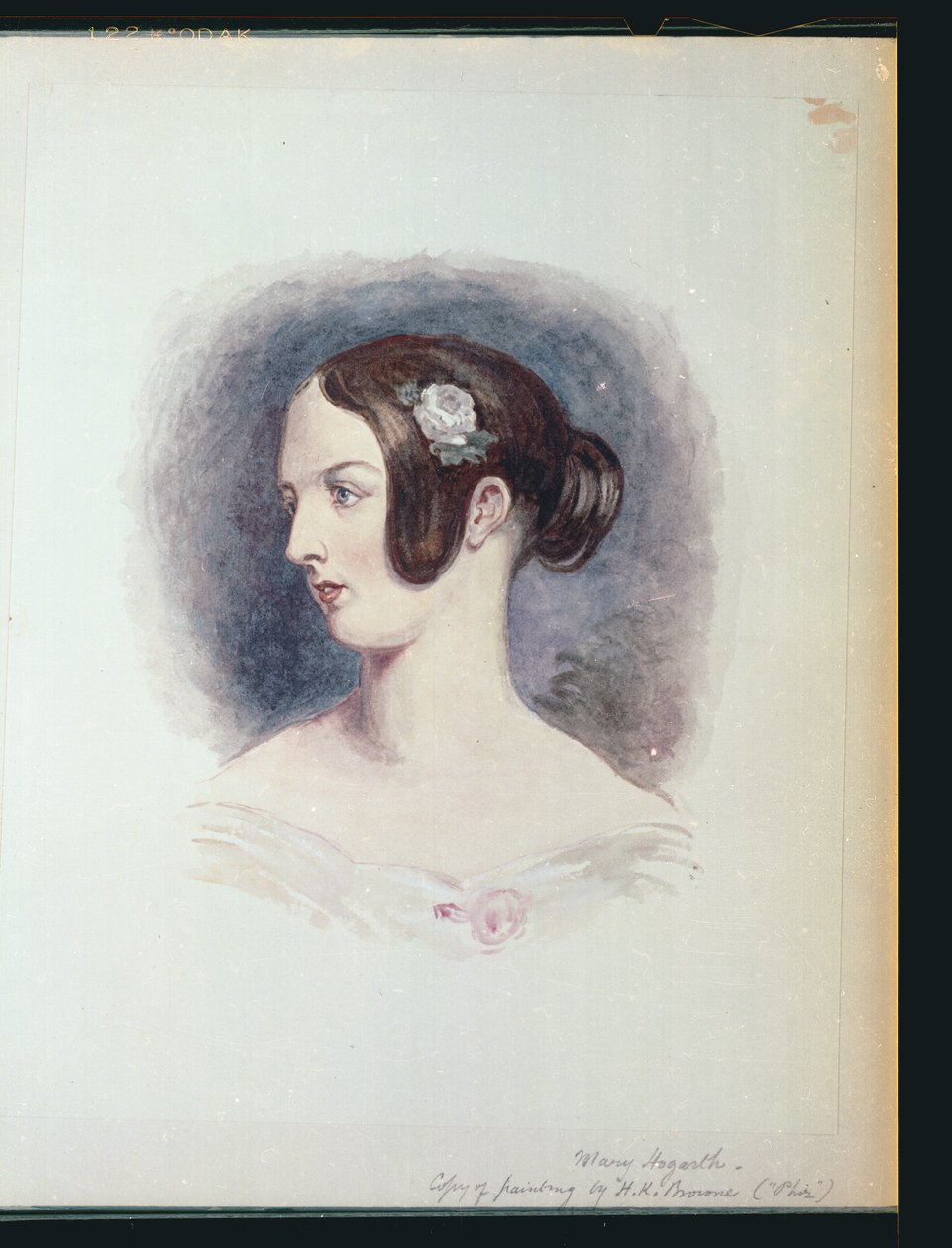 Mary Hogarth, c.1890 de Hablot Knight Browne