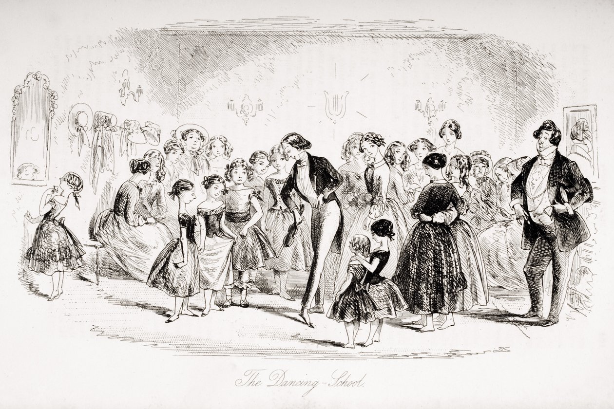 La escuela de baile, ilustración de 