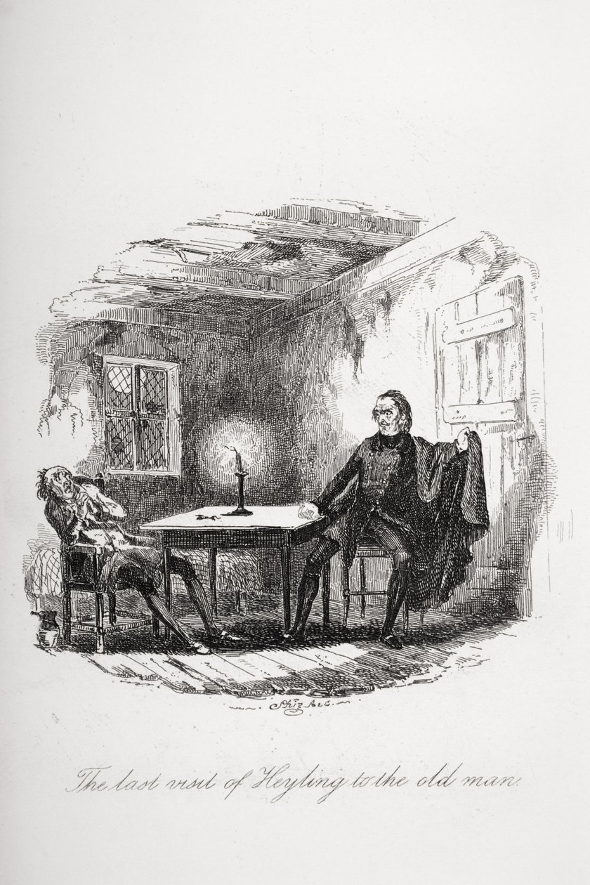 La última visita de Heyling al anciano, ilustración de 