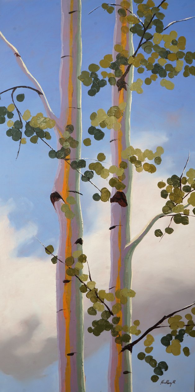 Aloft, c. 2024 (óleo sobre lienzo) de Hadley Rampton