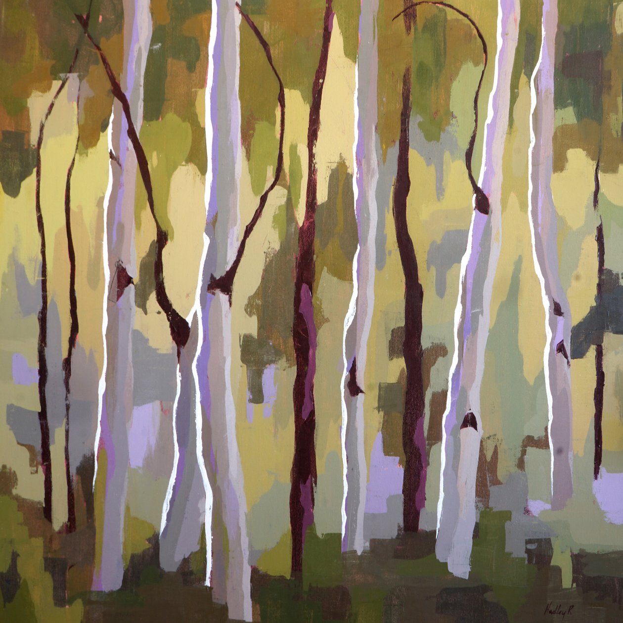 A contraluz, c. 2013 (óleo sobre lienzo) de Hadley Rampton