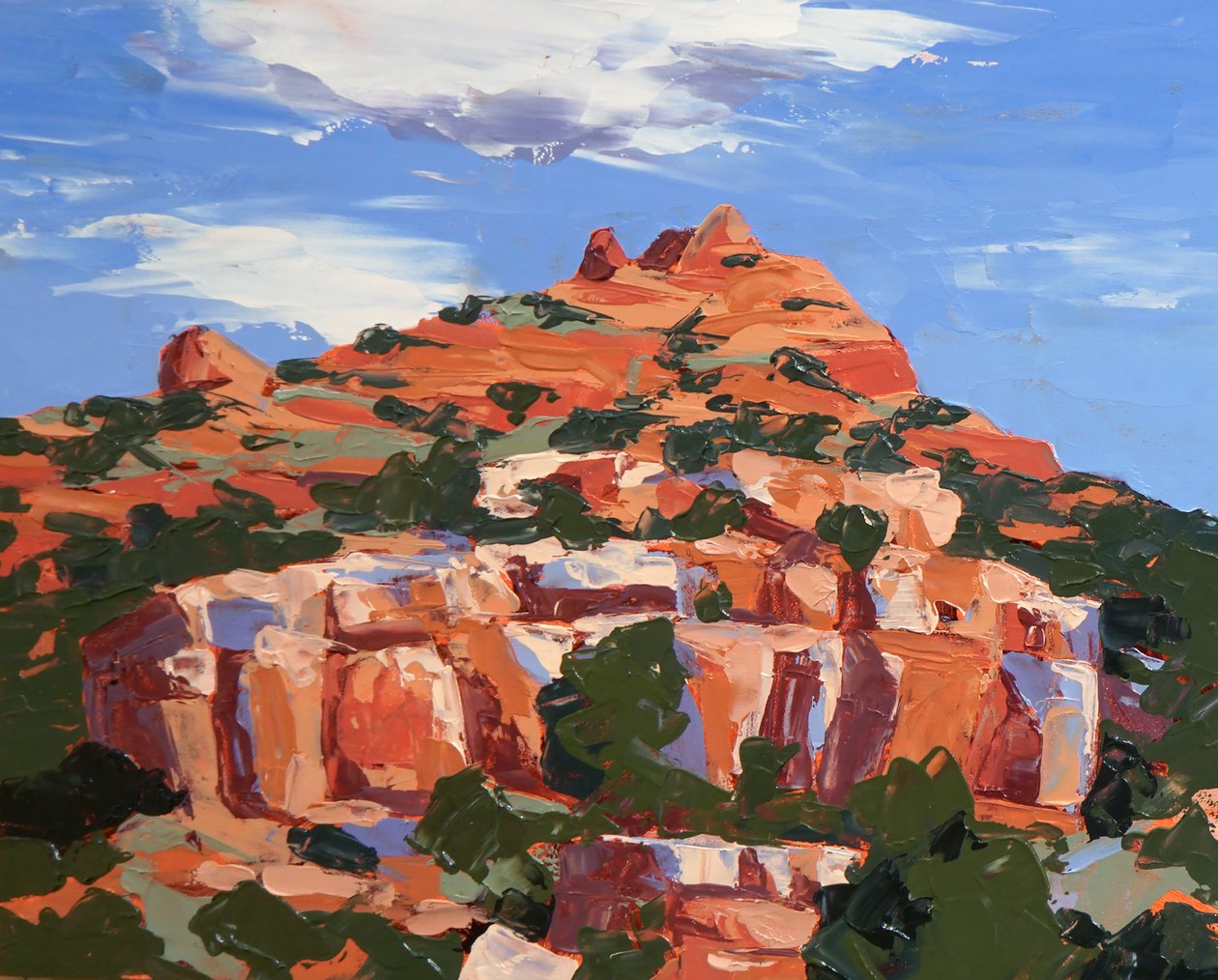 In Color, Sedona, c.2024 (óleo sobre masonita) de Hadley Rampton