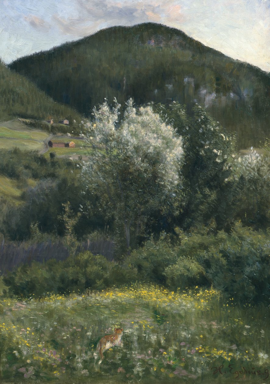 Cereza de pájaro de Halfdan Egedius