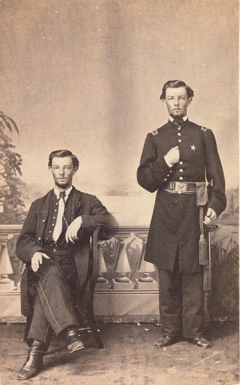 Alonzo H. Sterrett, último ayudante, cuadragésima infantería de EE. UU. de Hall and Company