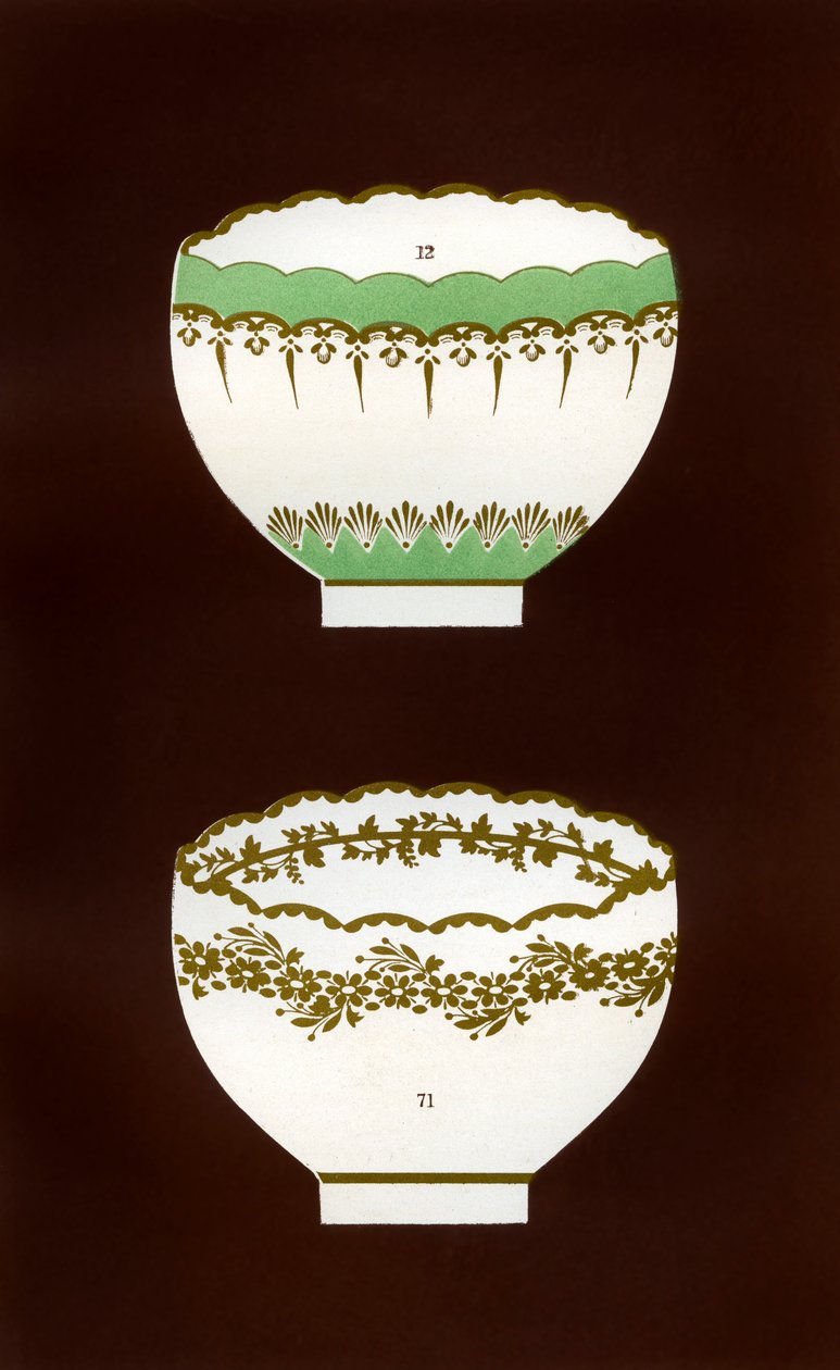Patrones de Derby, 1876 de Hall and England