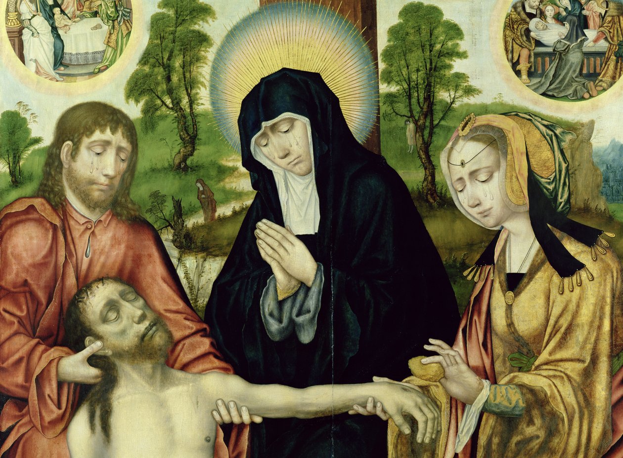 El lamento de Cristo muerto, c.1520 de Hamburg Master