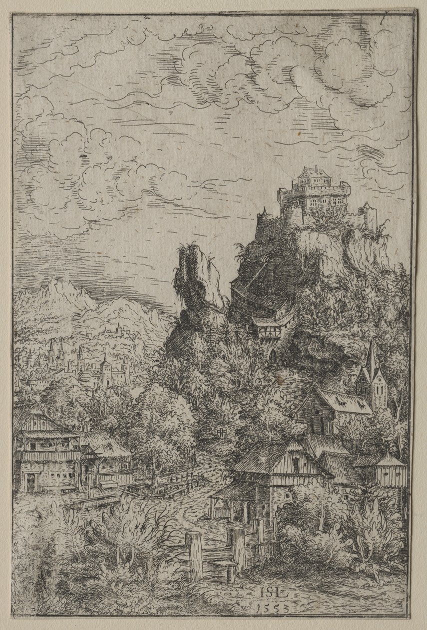 Paisaje con un Castillo de Hanns Lautensack